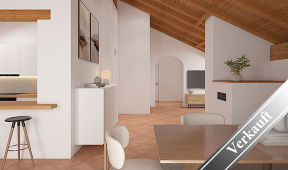 Immobilienmakler Grabenstätt - 4 Zimmer Dachgeschoss Wohnung zu verkaufen